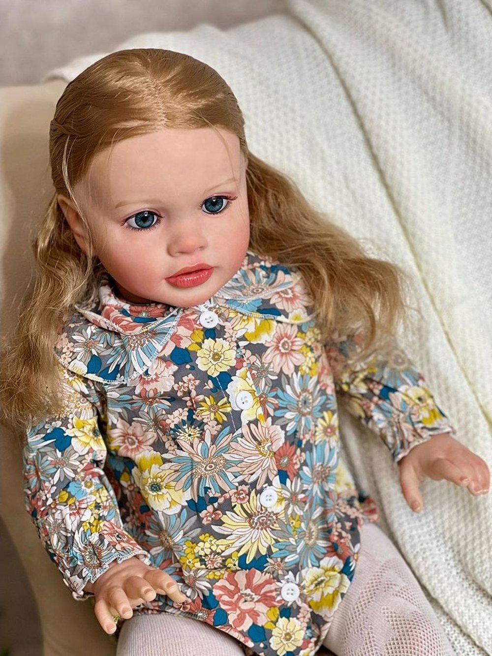 Кукла Реборн мягконабивная 65см в пакете (FA-512)