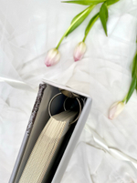 Фотоальбом свадебный на 50 магнитных листов 23х28 см, кольца sensual wedding 2 ЧБ