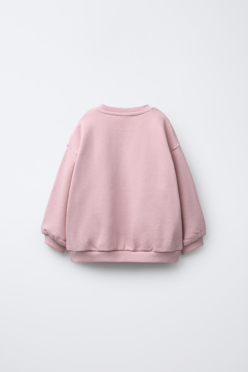 ZARA ТОЛСТОВКА С КАРМАНОМ В ФОРМЕ СЕРДЦА, РОЗОВЫЙ