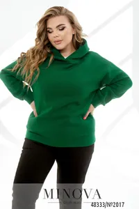 Худи 2017-зеленый Minova