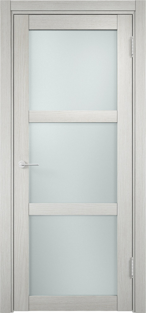 Межкомнатная дверь Баден 02 ДО / Цвет Слоновая кость / Остекление "Сатинато" / Двери Верда