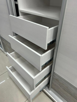 Шкаф-купе 2-х ств.без зеркала Пальмира Выбеленное дерево/артвуд темный