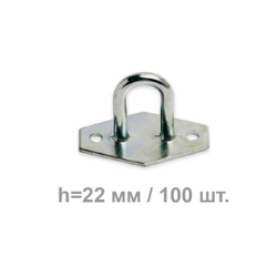 Скоба бортовая h=22 мм оцинкованная 100 шт.