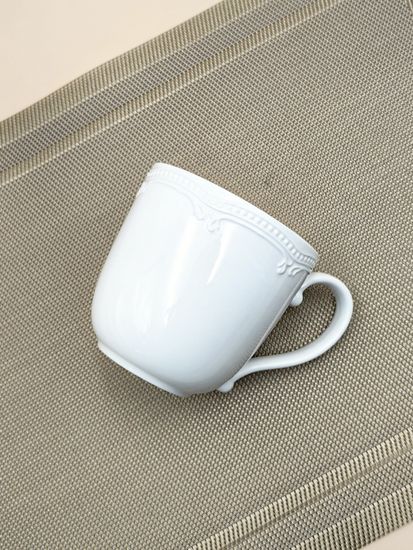 Набор кружек 350 мл. 6 штук "White Ornaments"