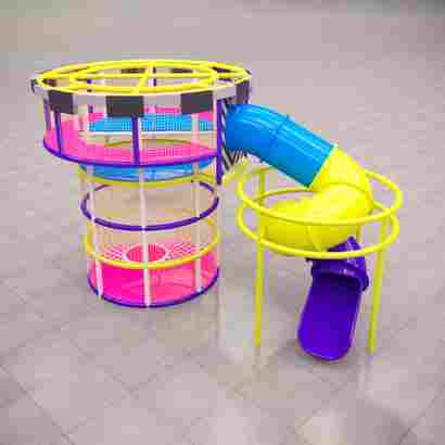 Детский игровой лабиринт «Веселая Башня Спуска»