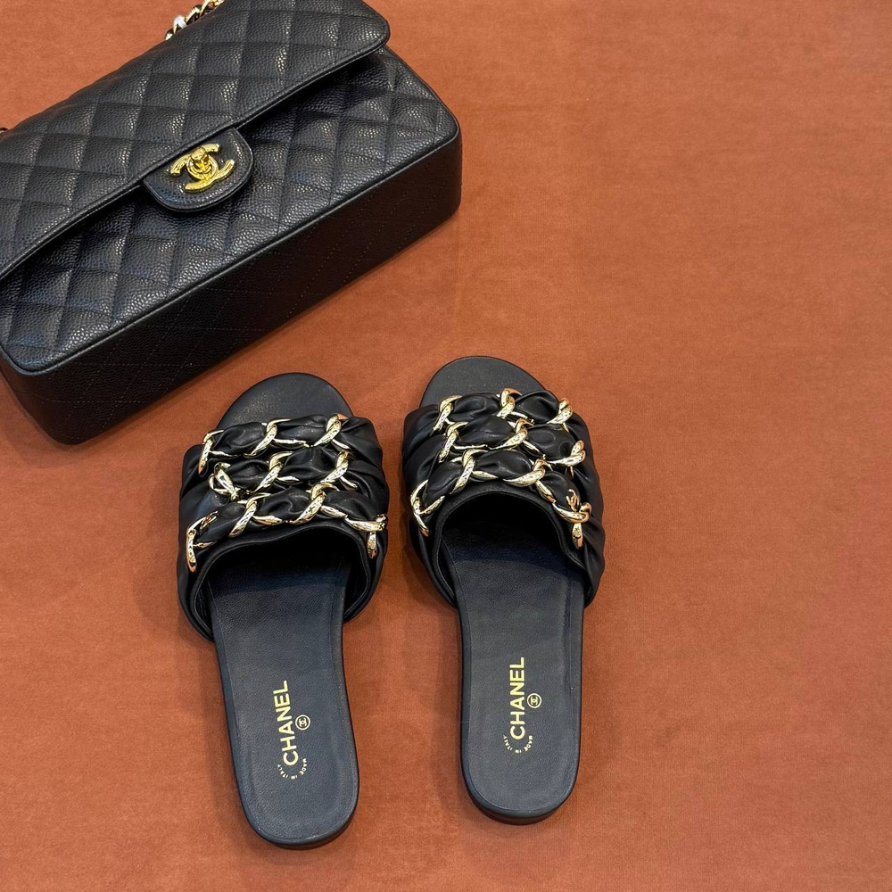 Шлепанцы Chanel