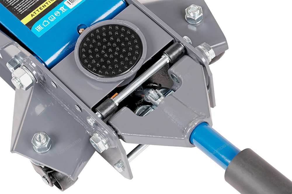 NORDBERG (N32025) Домкрат подкатной 2 / 3 т с изменяемой высотой подхвата и регулируемой проставкой