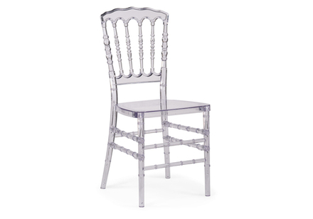 Пластиковый стул Chiavari 1 clear white