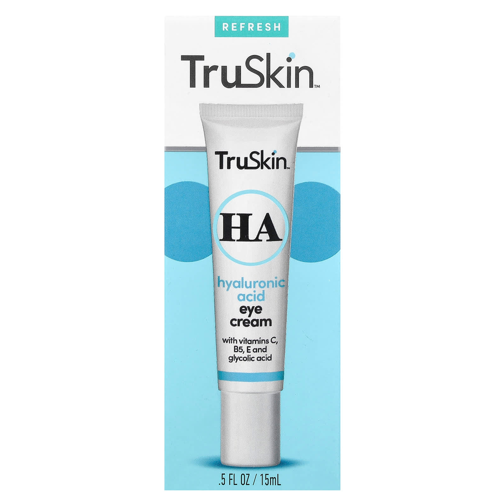 TruSkin, Крем для глаз с гиалуроновой кислотой, 0,5 жидкой унции (15 мл)