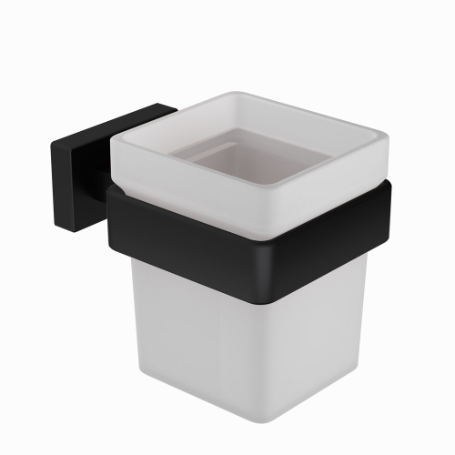 Artize, Стакан для зубных щеток Quadra, Черный матовый QUA-BLM-61741