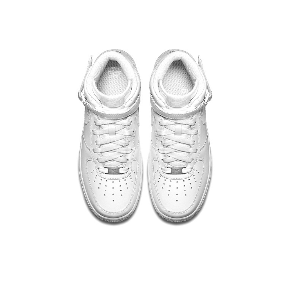 Кроссовки Nike Air Force 1 Mid Leather Triple White