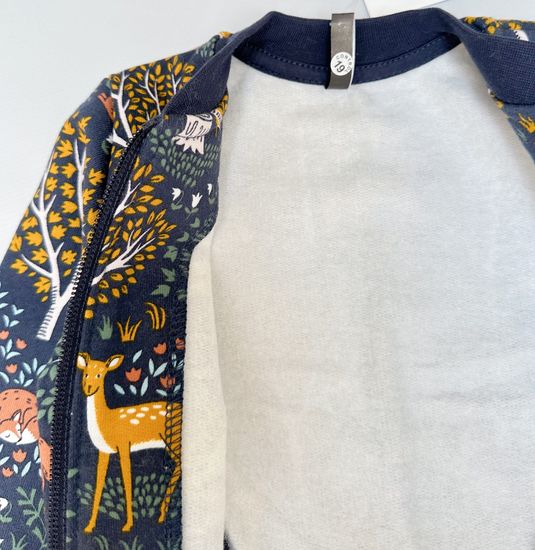 Комплект из футера "Лес" индиго