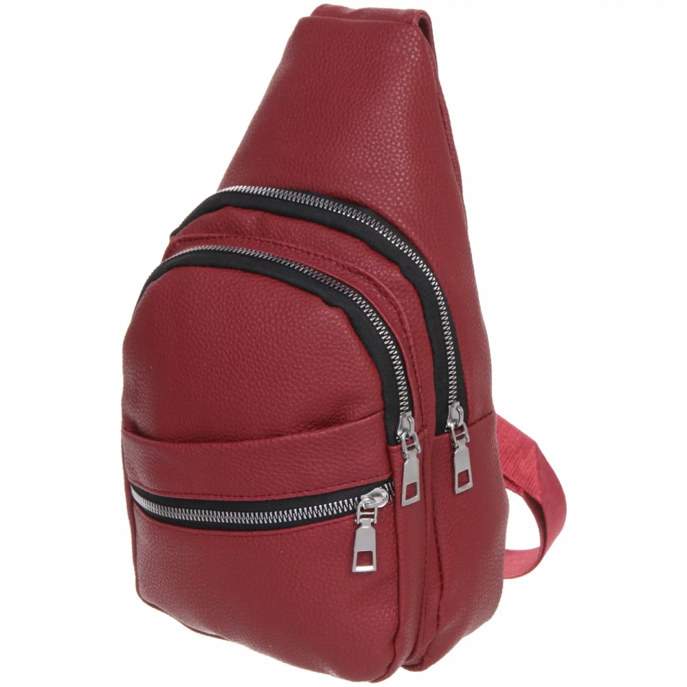 Сумка женская «Costa Rica-Ami», цвет бордовый, два отделения и карман, 29*17*4,5см