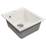 Мойка ML-GMS118 СТАНДАРТ прямоугольная, белый (331), 492*417*190мм