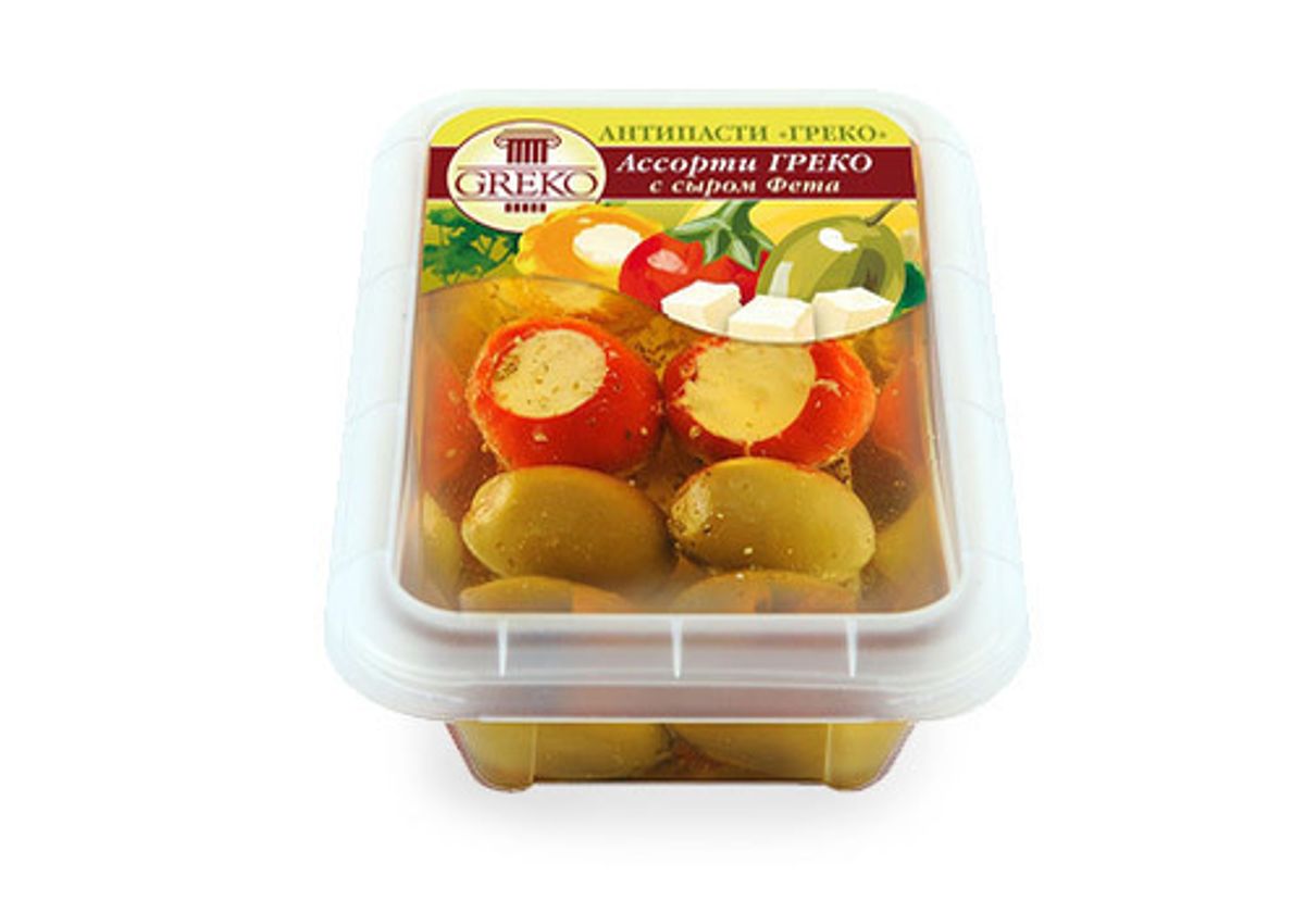 Ассорти "Греко" с сыром Фета, 130г