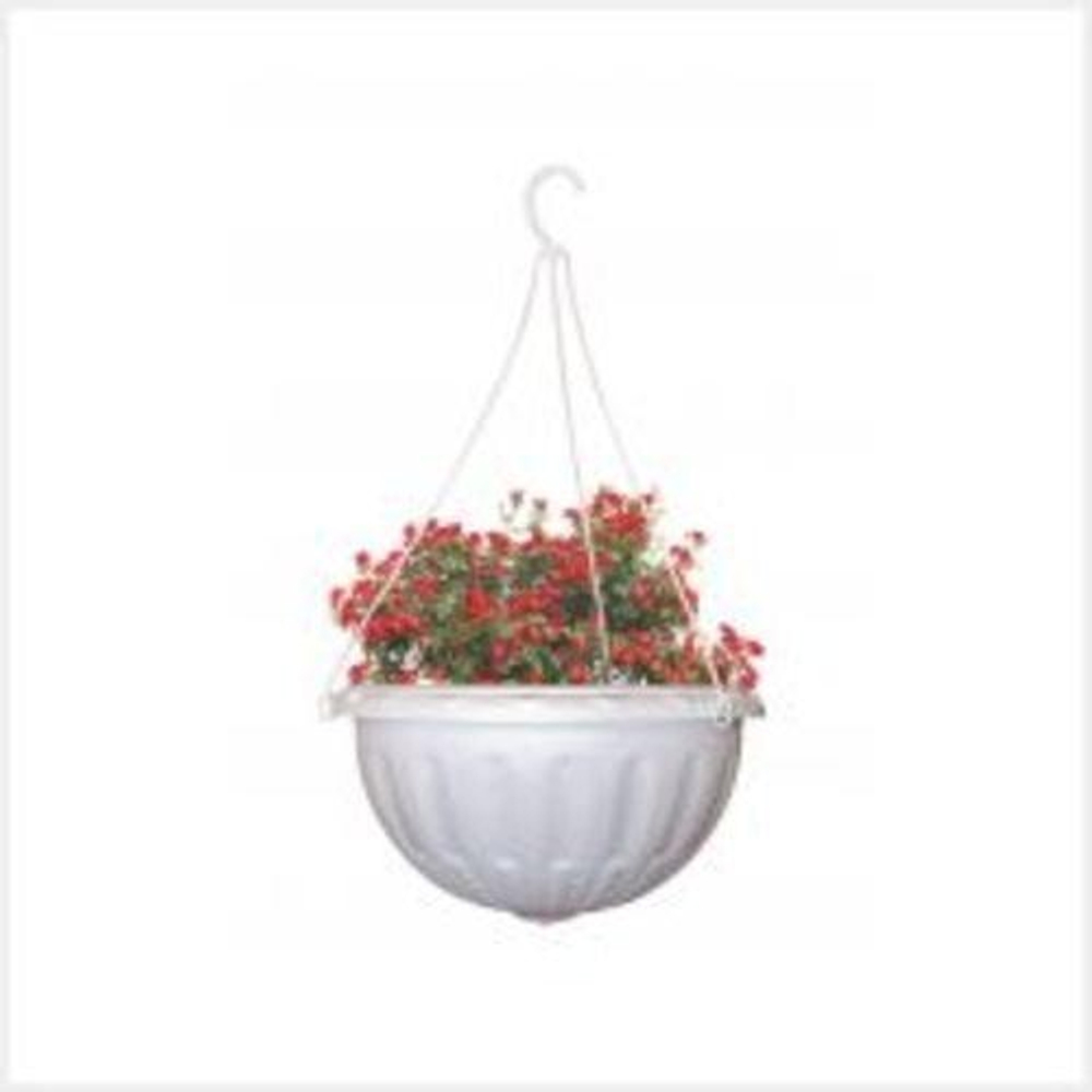 Кашпо Джулия 8л подвес бел.