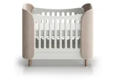 Кроватка KIDI Soft mini cпальное место 60*120 см антивандальная ткань (бежевый)