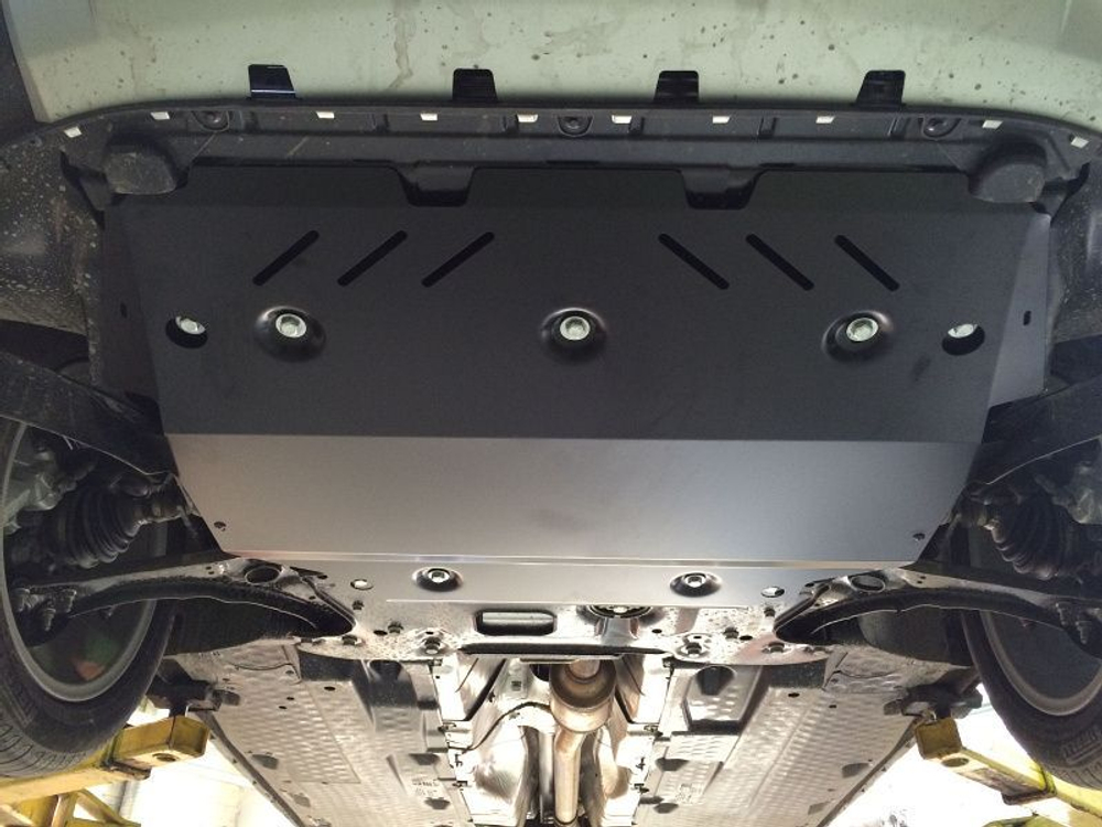 Защита картера и КПП Sheriff для Skoda Yeti I (5L) Рестайлинг 2011-2018 арт.21.2084