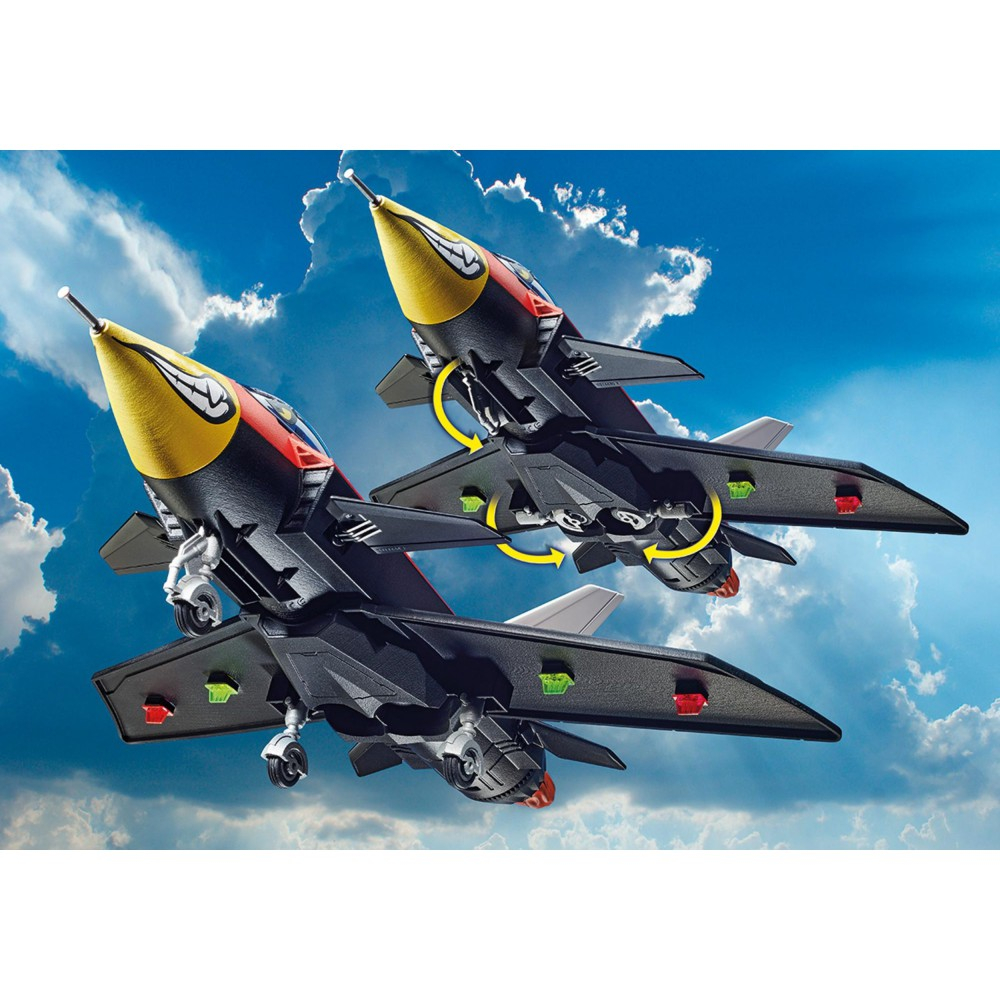 Игровой набор Playmobil 70832 Воздушное каскадёрское шоу Реактивный самолёт Орёл 70832 45 деталей — фото 5