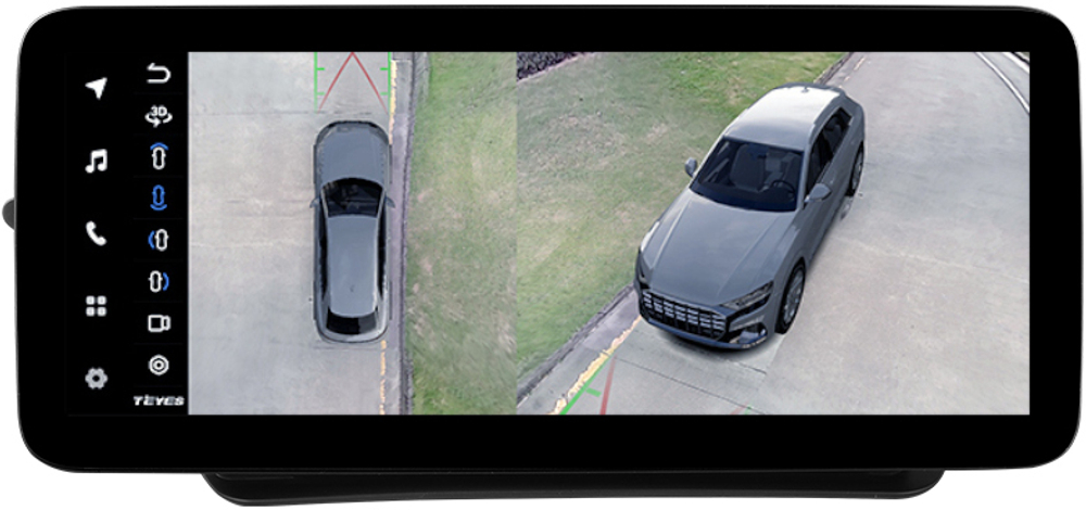 Магнитола Mercedes-Benz E W212 купэ/кабриолет левый руль 2012-2015 NTG 4.5 - Teyes LUX ONE 360 монитор 12.3" 2K QLED на Android 10, 6Гб+128Гб, CarPlay, 4G SIM-слот, 4 камеры в комплекте