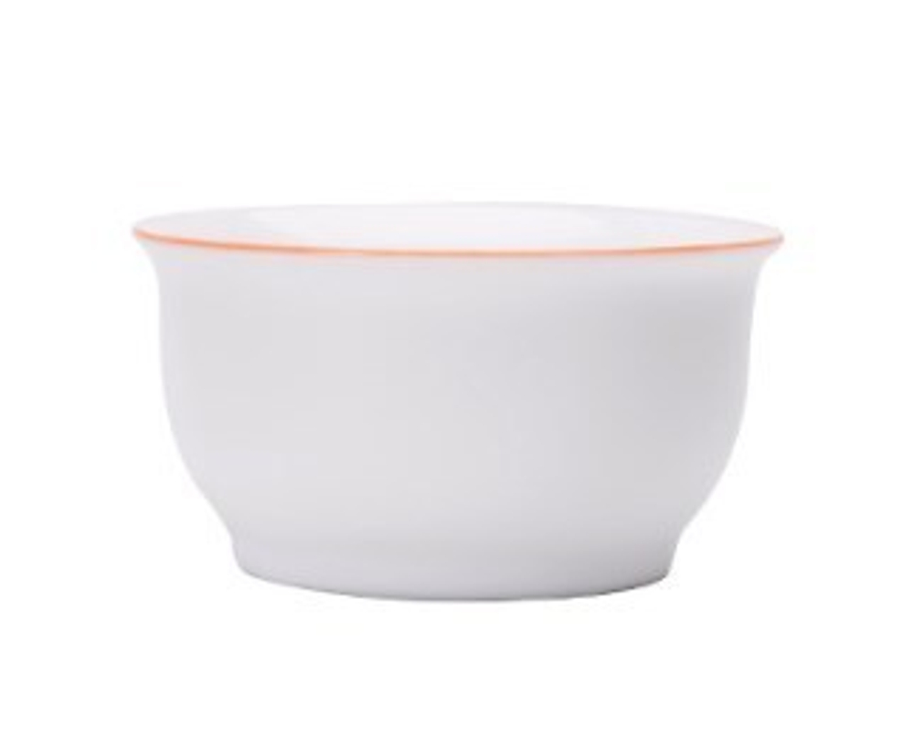 268044.9 Пиала МАТОВЫЙ ФАРФОР "Слоновая кость" h=2,5см, d=6,5см, 45мл, фарфор мат.белый