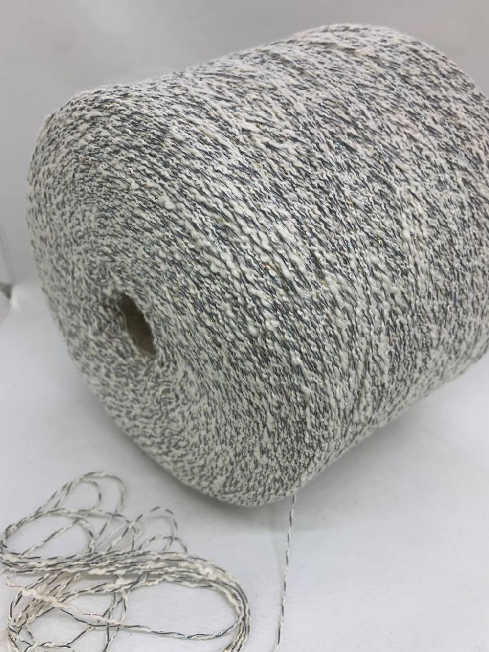 Хлопковая пряжа для вязания с люрексом Cofil Dante