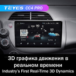 Teyes CC4 Pro 10,2" для Honda Jazz 2 2008-2014