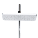 Душевая колонна Azario ARIZONA со смесителем для ванны, с поворотным изливом, прямоугольная, хром (AZ-20S)