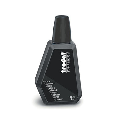 Краска штемпельная TRODAT, 28 мл, черная