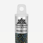 Японский бисер TOHO Round 11/0 (№84), металлизированный, непрозрачный глянцевый