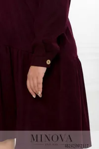 Платье 2317-бордо Minova