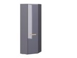 Коллекция Стокгольм Шкаф угловой (380) Серый Графит/Графит Глянец (Набор)