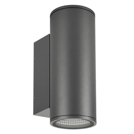Светильник LGD-FORMA-WALL-TWIN-R90-2x12W Warm3000 (GR, 44 deg, 230V) (Arlight, IP54 Металл, 3 года) 029970