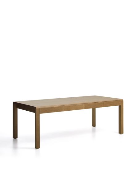 Стол Arelida из дуба со светло-коричневой отделкой, 220 x 100 см