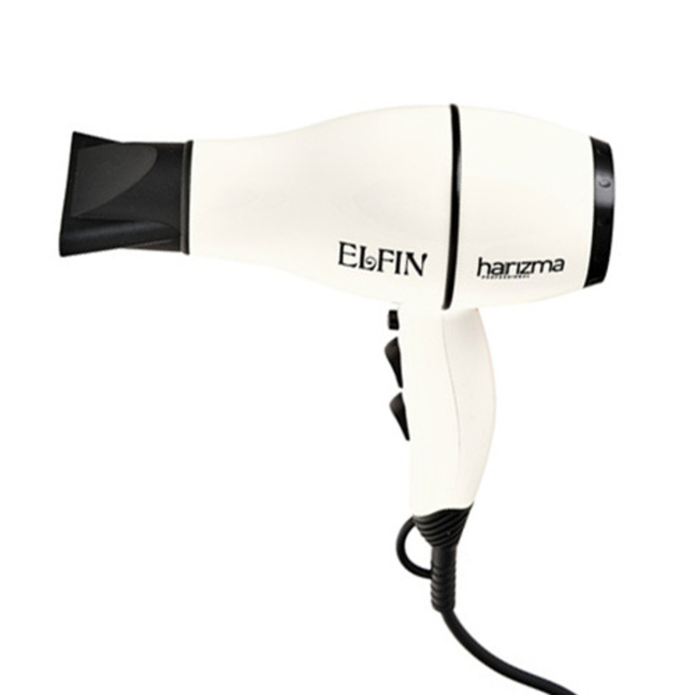 Компактный профессиональный фен 1900Вт Harizma Elfin White H10221-06