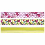 Закладки для книг с магнитом "ТРОПИКИ", набор 6 шт., блестки, 25x196 мм, ЮНЛАНДИЯ, 111637