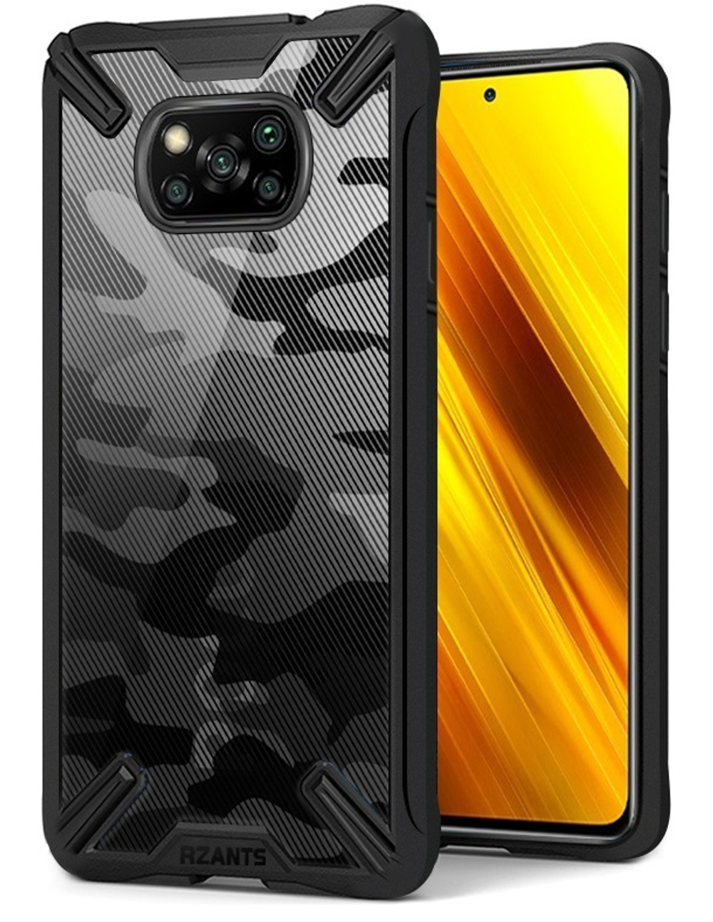 Чехол в стиле камуфляж для Xiaomi Poco X3 NFC и Poco X3 Pro, серия Camouflage от Rzants