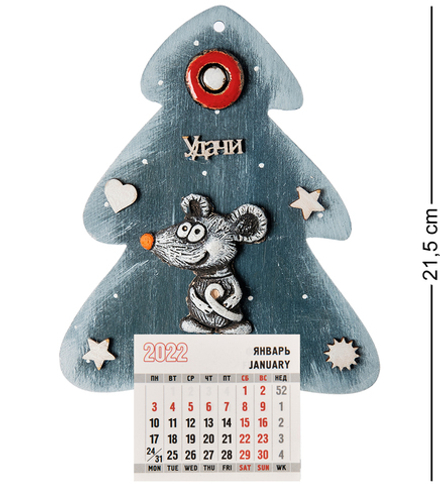 КоКо Шамель KK-630 Магнит-календарь «Елка» шамот