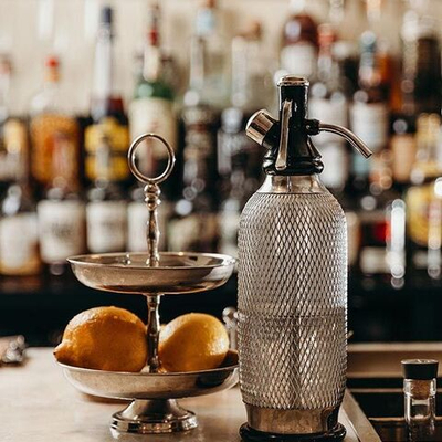 Сифон для содовой «Содамэйкер»;сталь нерж.,пластик;1л;,H=35см;прозр. (Цвет: прозрачный)