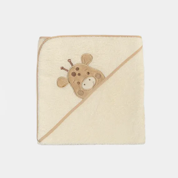 Полотенце с уголком махровое Lollycottons Жираф