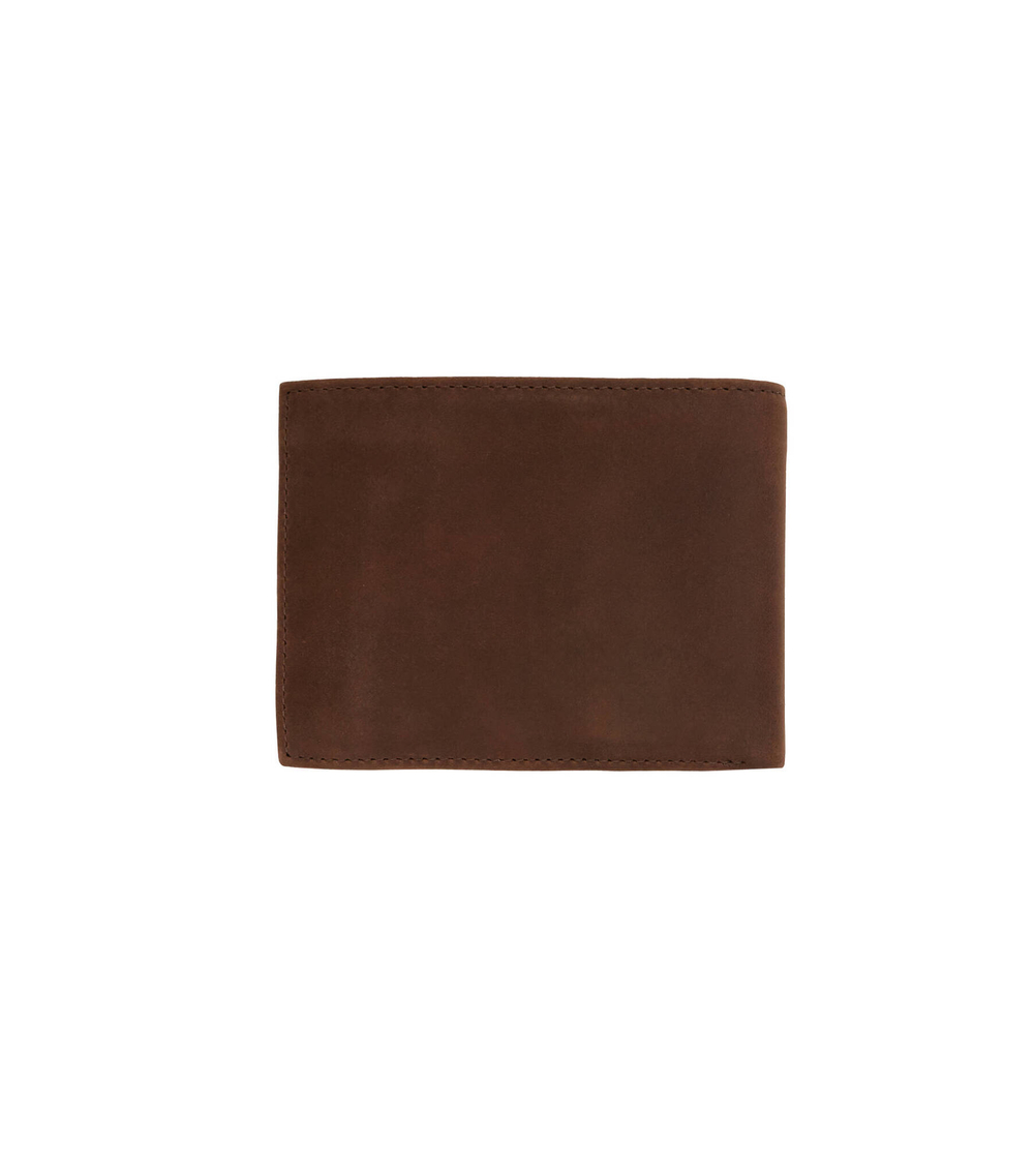 Кожаный кошелек Johnson Tommy Hilfiger - коричневый(AM0AM00659)