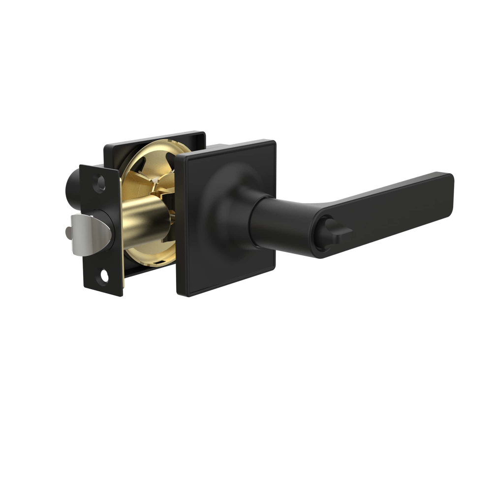 Ручка защелка DK710/BL BL-BK (фик.) черный