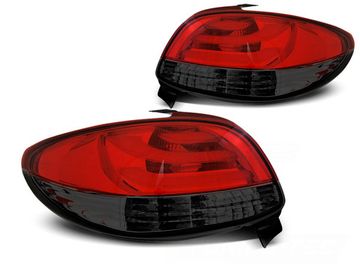 Задние фонари red smoke led bar для Peugeot 206