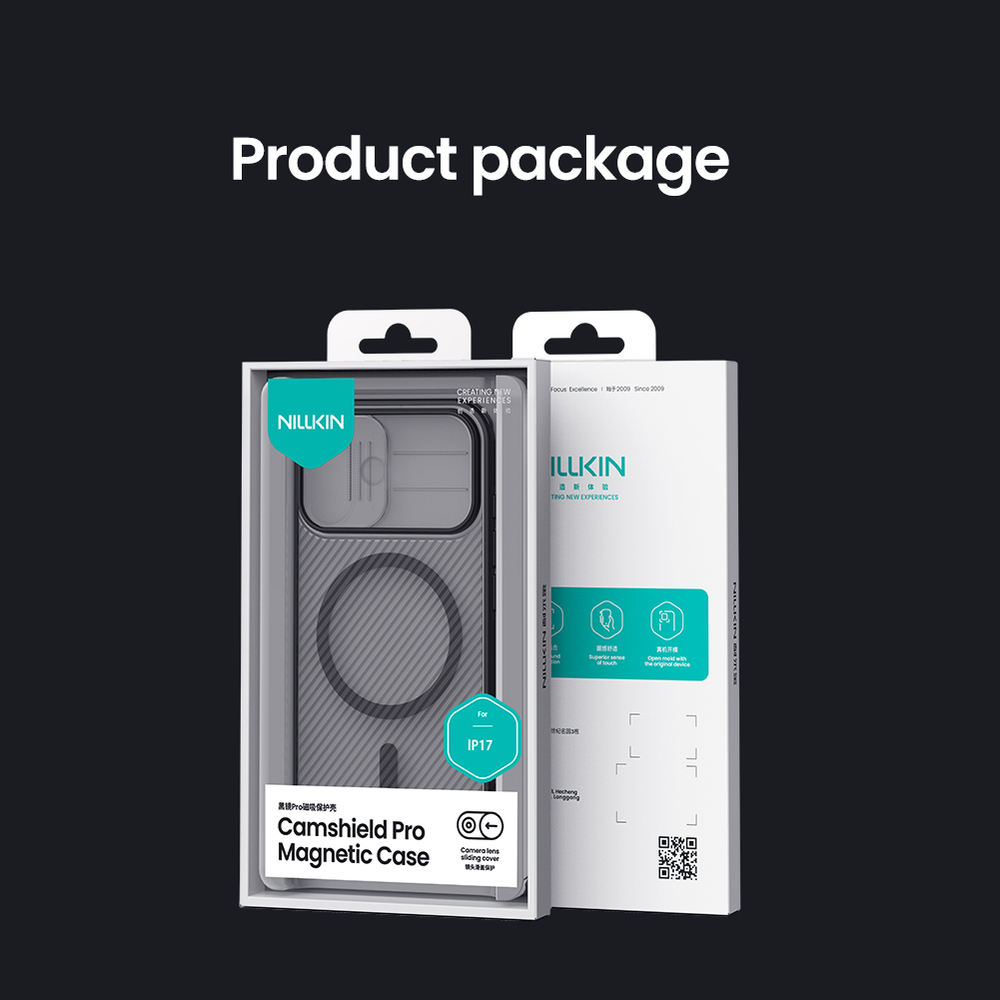 Чехол прозрачный тонированный c MagSafe на iPhone 17, серия CamShield Pro Magnetic от Nillkin