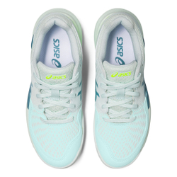 Детские теннисные кроссовки ASICS Gel-Resolution 9 GS All Court Shoe Kids - White, Turquoise