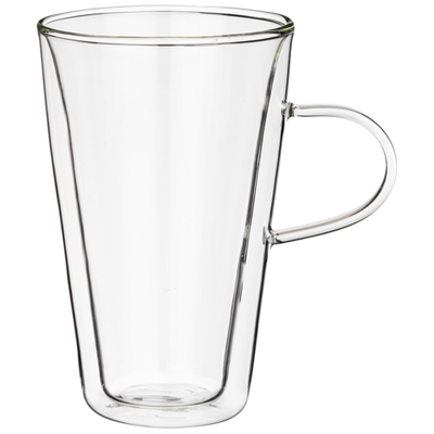 КРУЖКА С ДВОЙНЫМИ СТЕНКАМИ "DOUBLE-WALL" 350 МЛ. ДИАМЕТР=9 СМ. ВЫСОТА=14 СМ 250-164