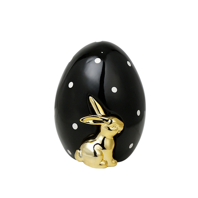 Статуэтка Easter Rabbit Egg black A