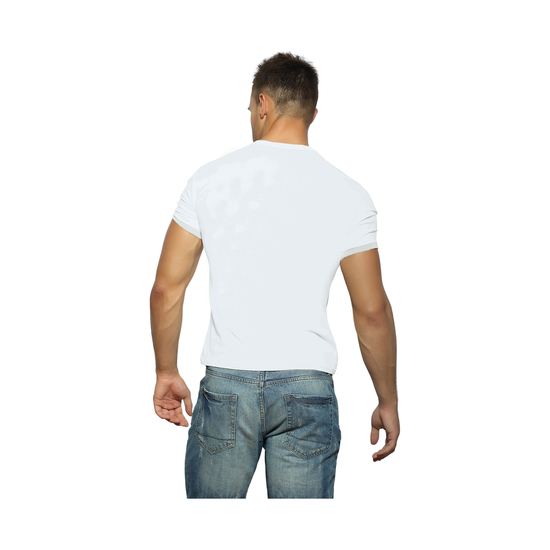 Мужская футболка белая с принтом Scandaloso 0202280m-EP