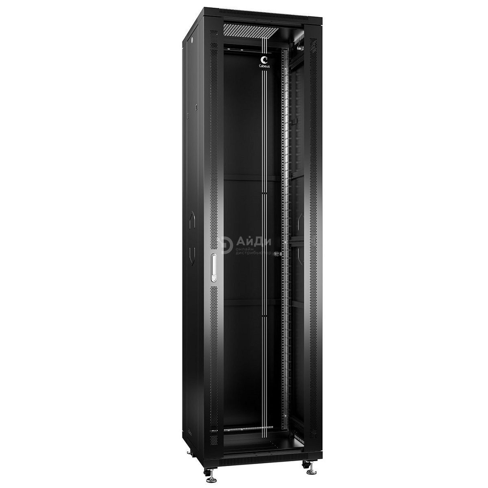 Шкаф телекоммуникационный напольный Cabeus SH-05C-47U80/100-BK