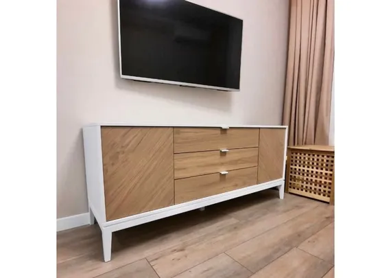 Тумба Fjord 2 двери 3 ящика (белый)